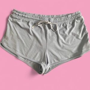 Women's Blue Flowy Shorts